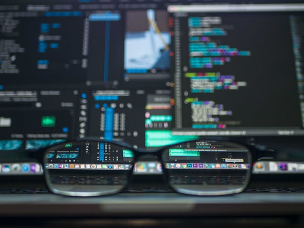 WordPress website development on laptop
